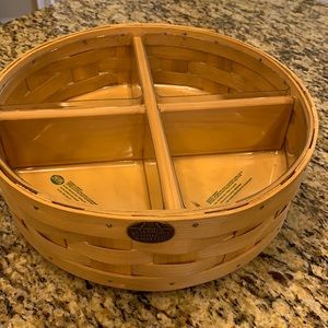 Peterboro Basket Lazy Susan NWOB